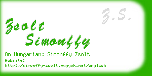 zsolt simonffy business card